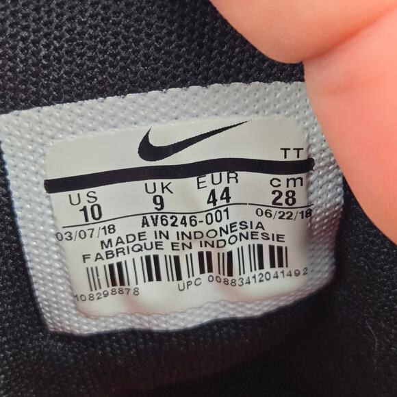 Nike Mens 10 Air Max 95 Just Do It 2018 Black Daily Casual Sneaker AV6246-001 - Picture 13 of 13